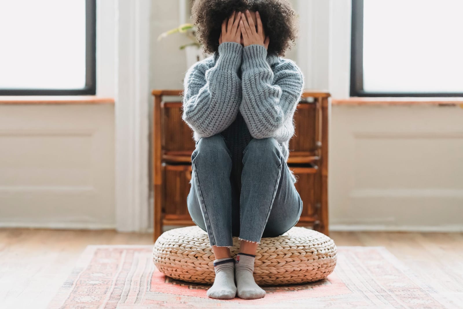 Une personne en proie au stress